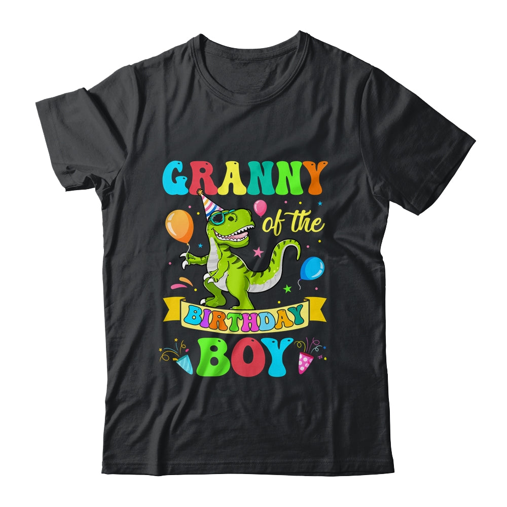 Granny Of The Birthday Boy T-Rex Dinosaur Birthday Party Shirt & Hoodie | siriusteestore