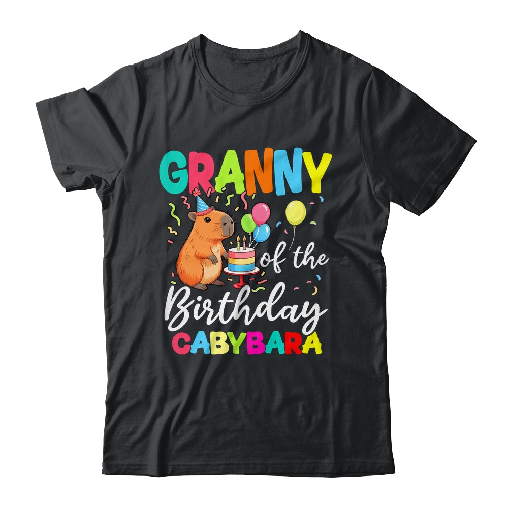 Granny Of The Birthday Capybara Girl Bday Party Family Shirt & Hoodie | siriusteestore