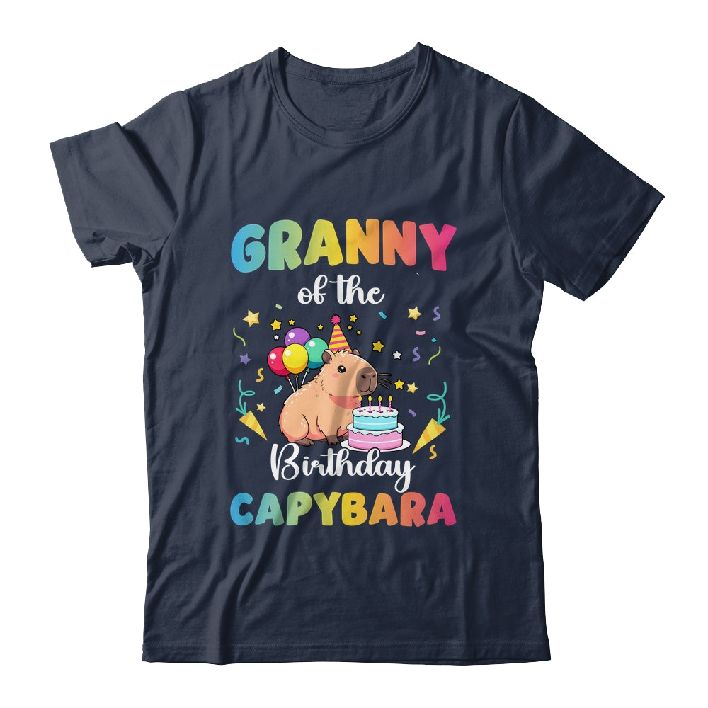 Granny Of The Birthday Girl Capybara Bday Party Family Shirt & Hoodie | siriusteestore