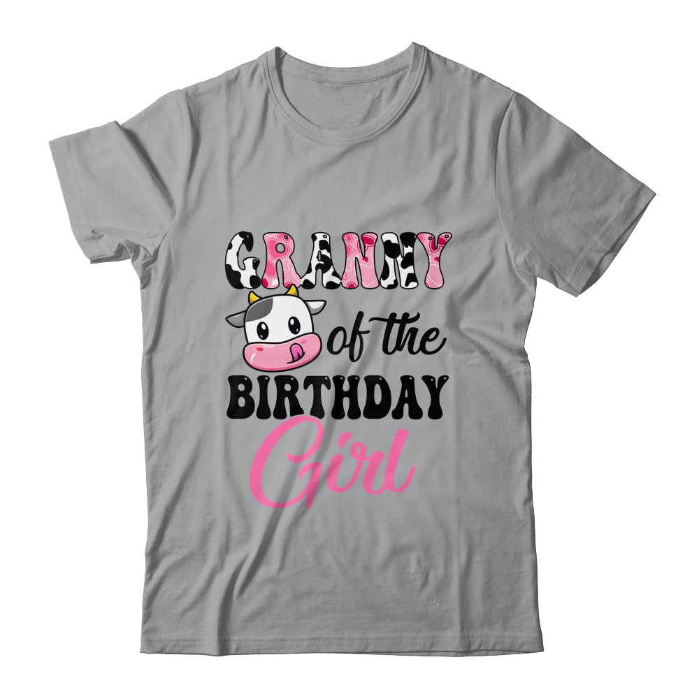 Granny Of The Birthday Girl Cow Farm 1st Birthday Girl Shirt & Hoodie | siriusteestore