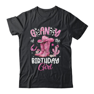 Granny Of The Birthday Girl Pink Cowgirl Western Cow Girl Shirt & Hoodie | siriusteestore