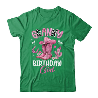 Granny Of The Birthday Girl Pink Cowgirl Western Cow Girl Shirt & Hoodie | siriusteestore