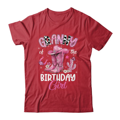Granny Of The Birthday Girl Pink Cowgirl Western Cow Girl Shirt & Hoodie | siriusteestore