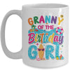 Granny Of The Birthday Girl Pool Party Beach Family Matching Mug | siriusteestore