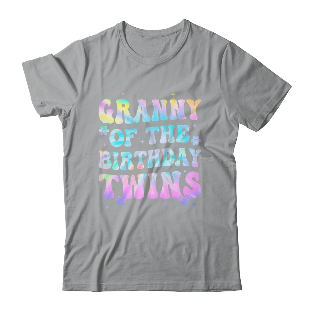 Granny Of The Birthday Twins Girls Kids Party Retro Bday Shirt & Hoodie | siriusteestore