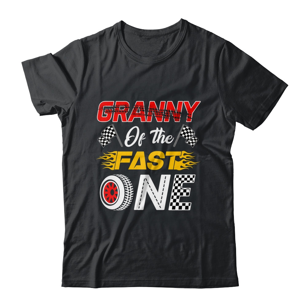 Granny Of The Fast One 1st Birthday Race Car Family Shirt & Hoodie | siriusteestore