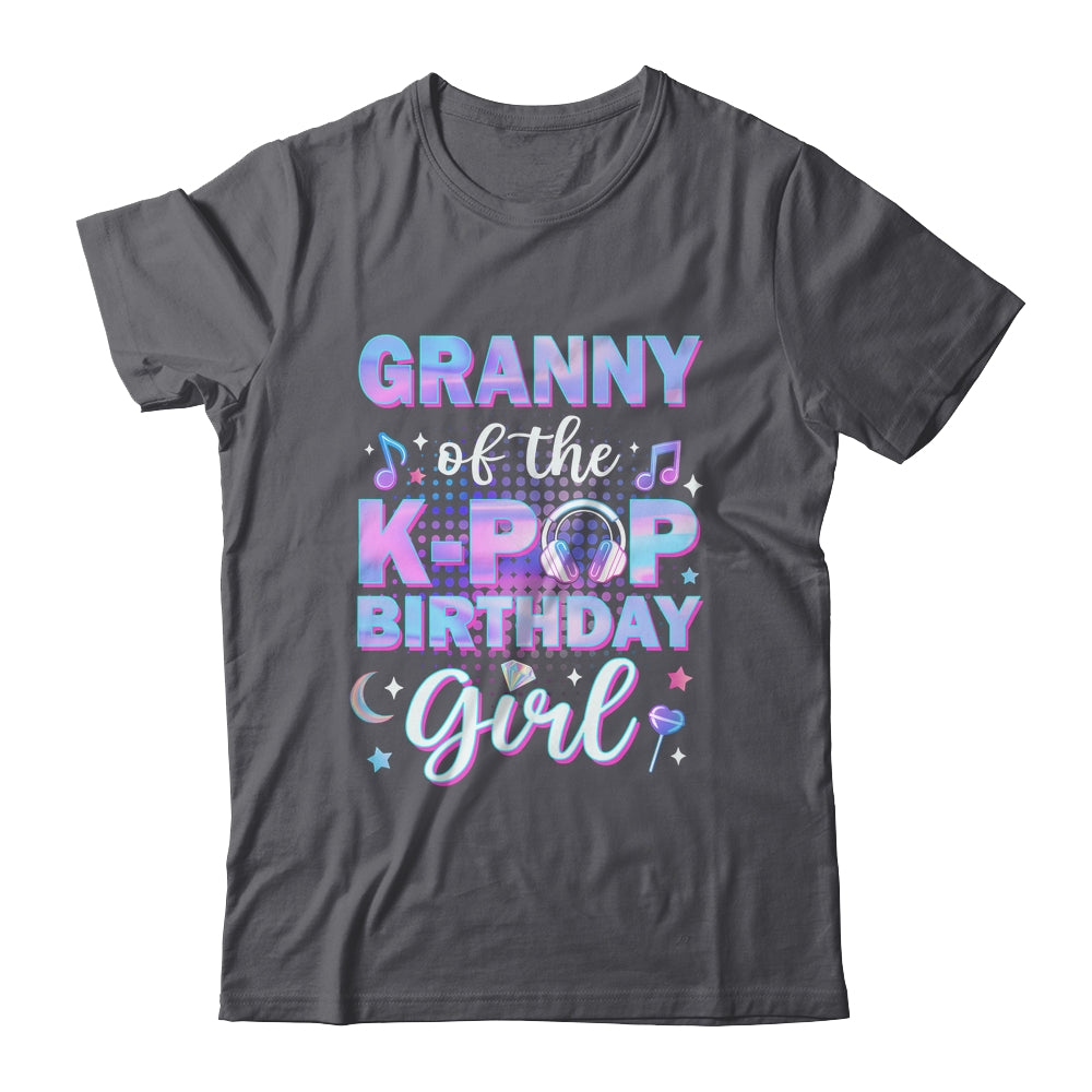 Granny Of The K-Pop Birthday Girl Matching Family Music Shirt & Hoodie | siriusteestore