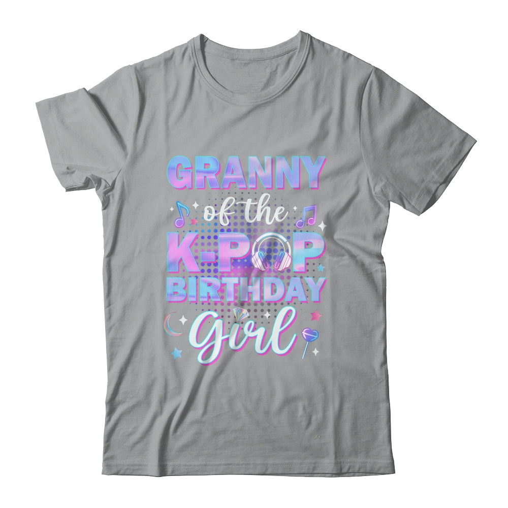 Granny Of The K-Pop Birthday Girl Matching Family Music Shirt & Hoodie | siriusteestore