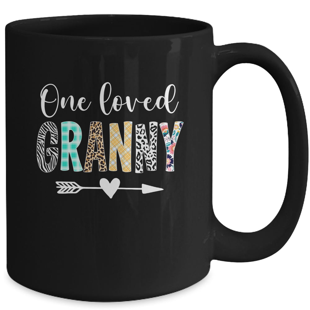Granny Women Cute Design One Loved Granny Mother's Day Mug | siriusteestore