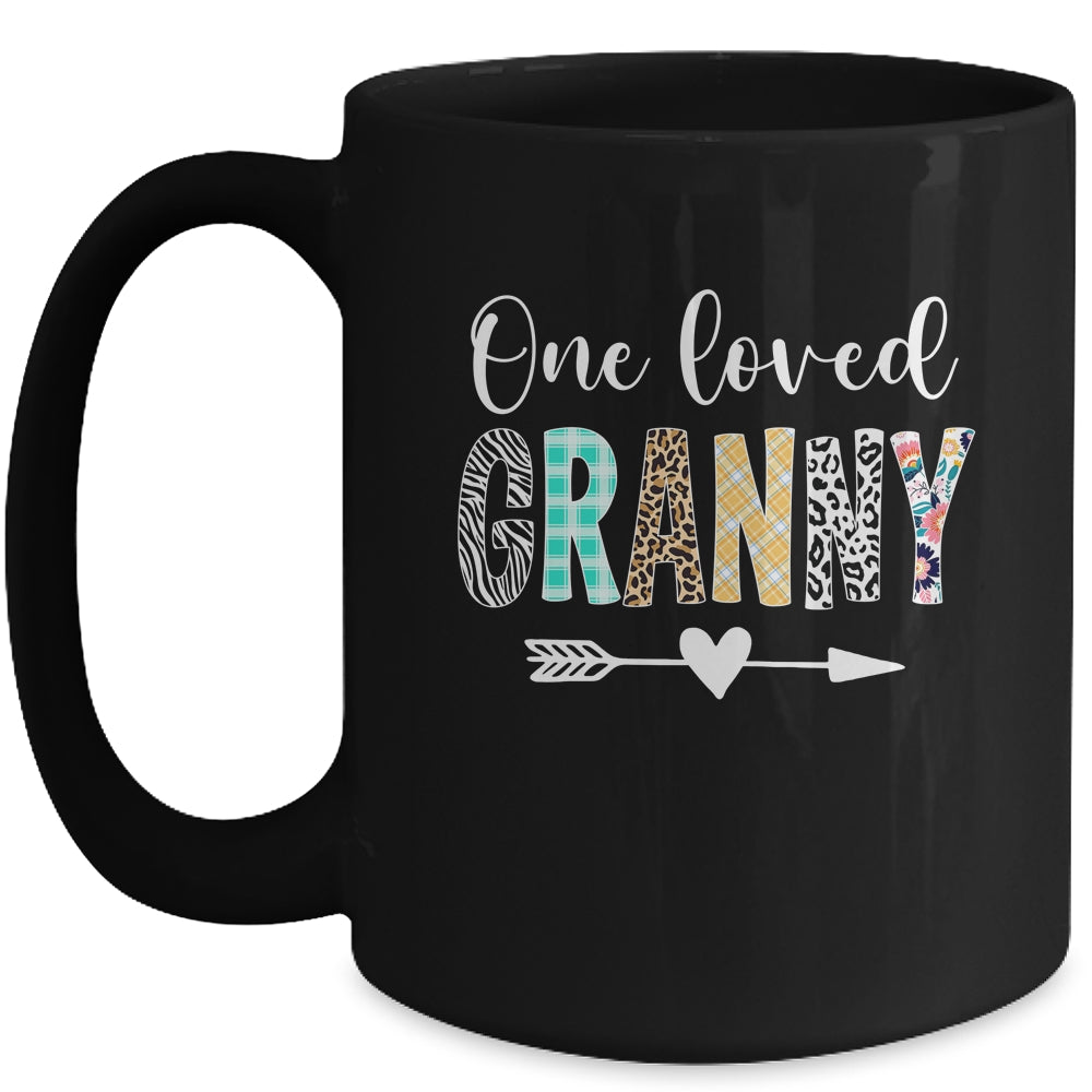 Granny Women Cute Design One Loved Granny Mother's Day Mug | siriusteestore