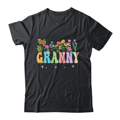 Granny Women Wildflower Floral Design Granny Mothers Day Shirt & Tank Top | siriusteestore