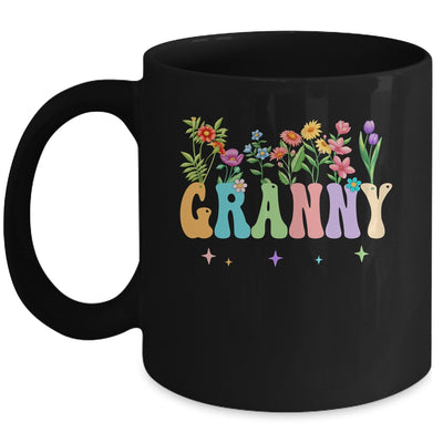 Granny Women Wildflower Floral Design Granny Mothers Day Mug | siriusteestore