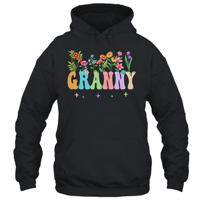 Granny Women Wildflower Floral Design Granny Mothers Day Shirt & Tank Top | siriusteestore