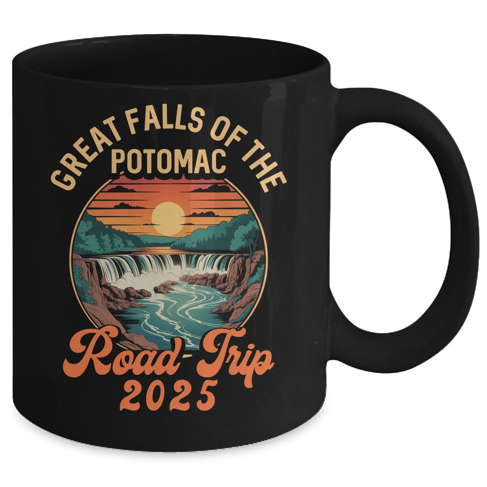 Great Falls Of The Potomac Road Trip 2025 Summer Vacation Family Mug | siriusteestore