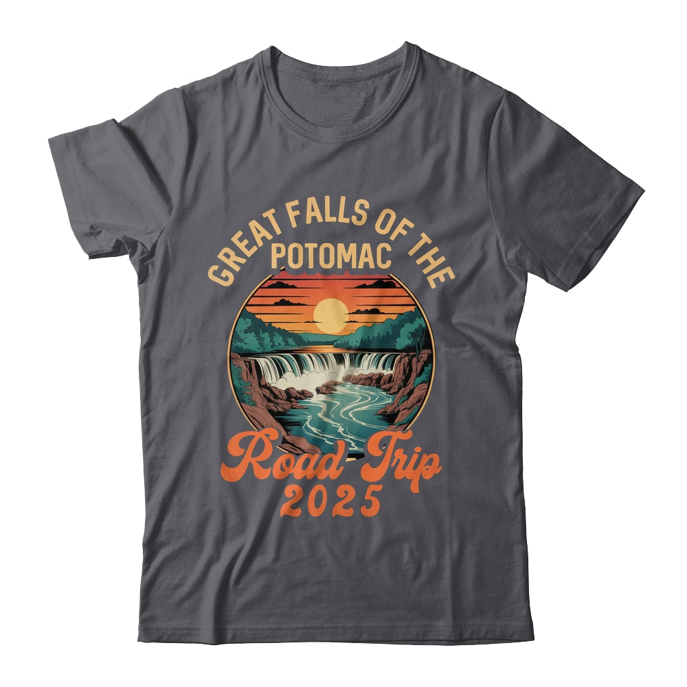 Great Falls Of The Potomac Road Trip 2025 Summer Vacation Family Shirt & Tank Top | siriusteestore