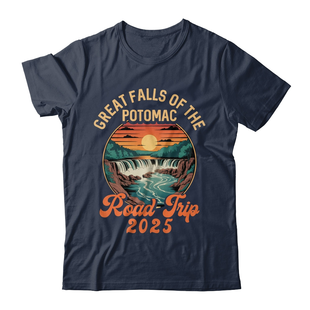 Great Falls Of The Potomac Road Trip 2025 Summer Vacation Family Shirt & Tank Top | siriusteestore