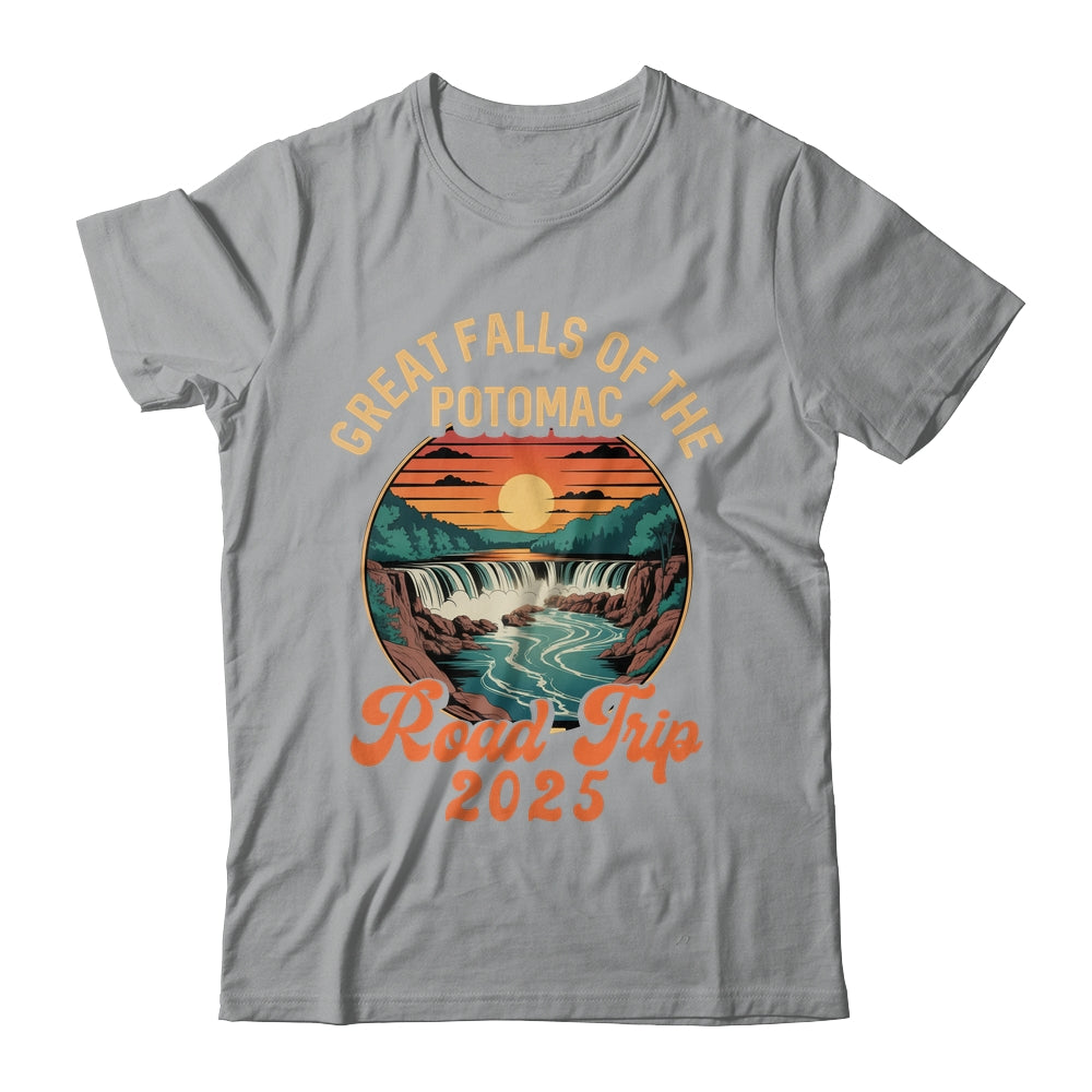 Great Falls Of The Potomac Road Trip 2025 Summer Vacation Family Shirt & Tank Top | siriusteestore