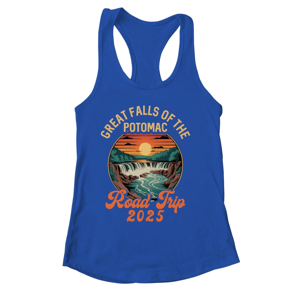 Great Falls Of The Potomac Road Trip 2025 Summer Vacation Family Shirt & Tank Top | siriusteestore