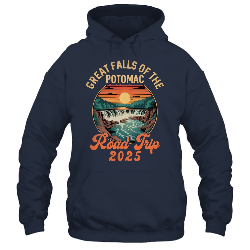 Great Falls Of The Potomac Road Trip 2025 Summer Vacation Family Shirt & Tank Top | siriusteestore