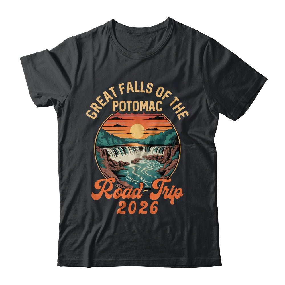 Great Falls Of The Potomac Road Trip 2026 Summer Vacation Family Shirt & Tank Top | siriusteestore