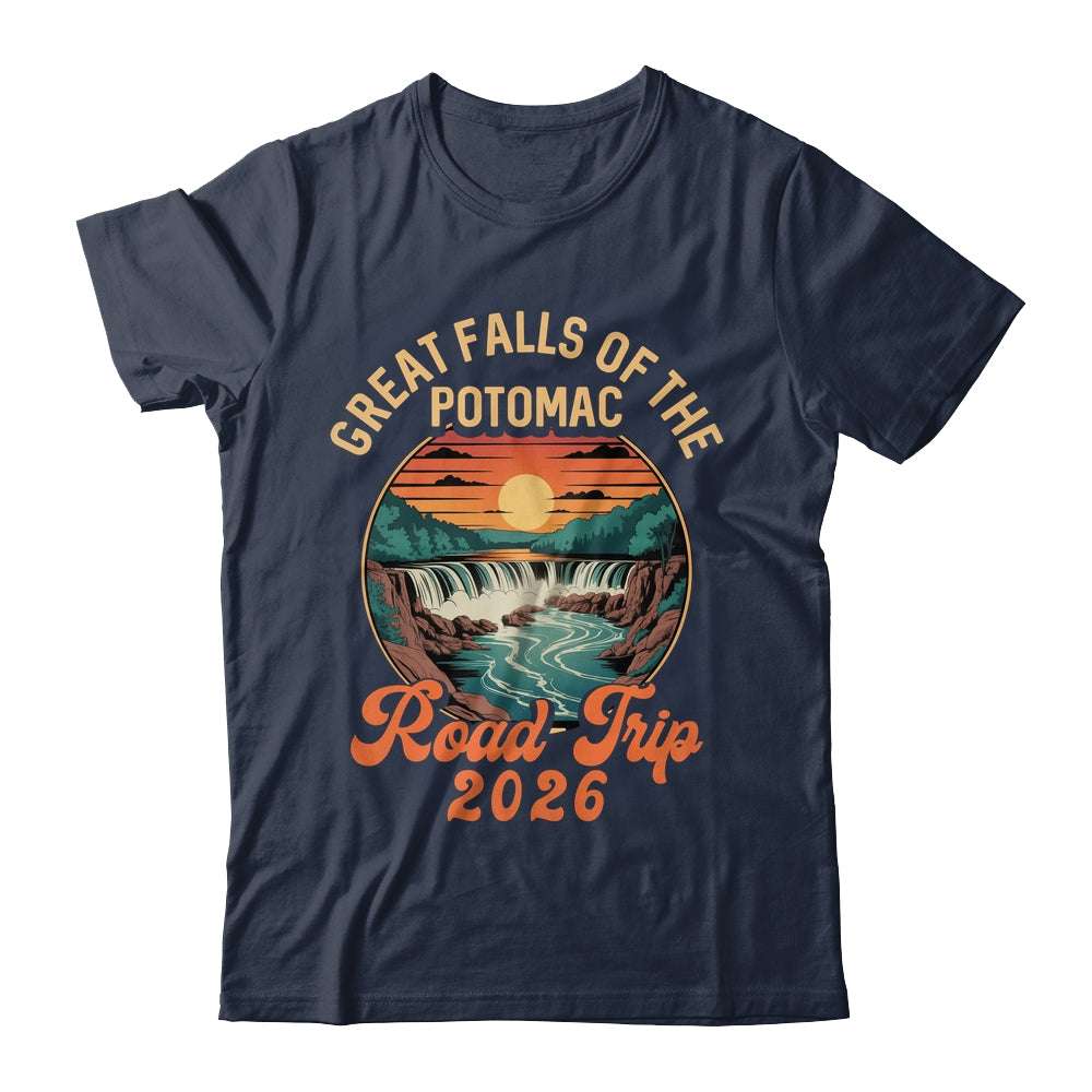 Great Falls Of The Potomac Road Trip 2026 Summer Vacation Family Shirt & Tank Top | siriusteestore