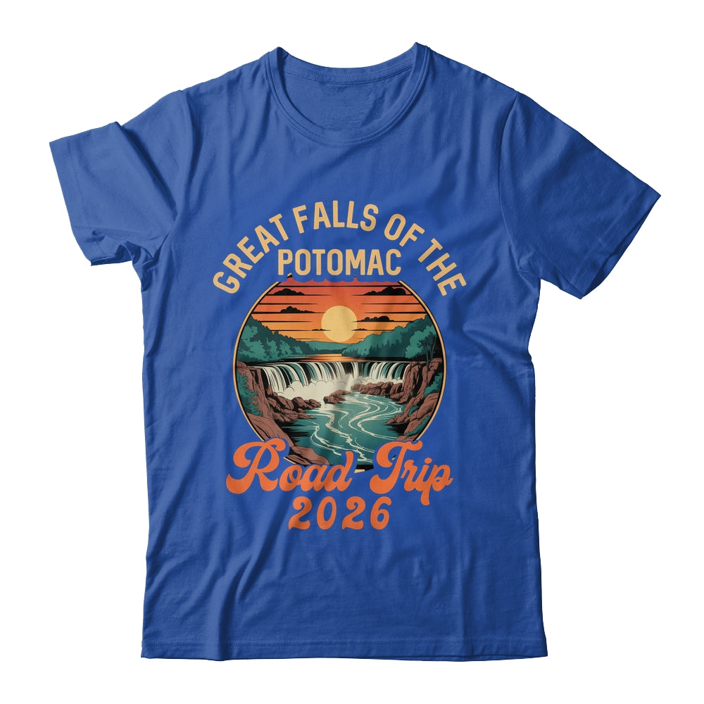 Great Falls Of The Potomac Road Trip 2026 Summer Vacation Family Shirt & Tank Top | siriusteestore