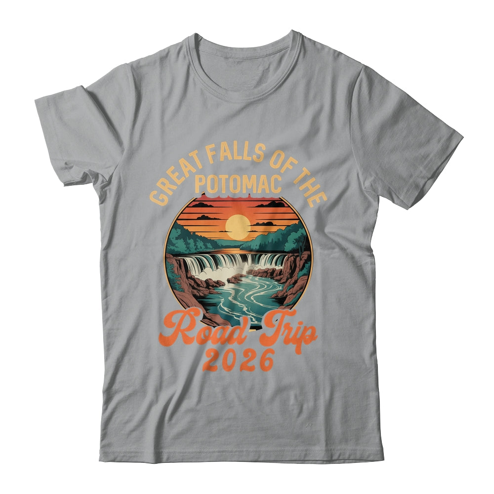 Great Falls Of The Potomac Road Trip 2026 Summer Vacation Family Shirt & Tank Top | siriusteestore