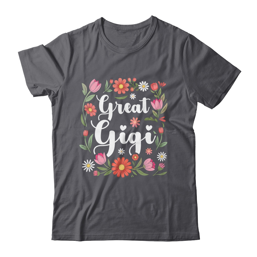 Great Gigi Floral Wildflowers Mother's Day Gigi Women Shirt & Tank Top | siriusteestore