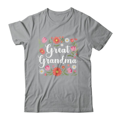 Great Grandma Floral Wildflowers Mother's Day Grandma Women Shirt & Tank Top | siriusteestore