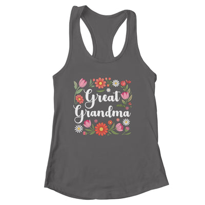 Great Grandma Floral Wildflowers Mother's Day Grandma Women Shirt & Tank Top | siriusteestore