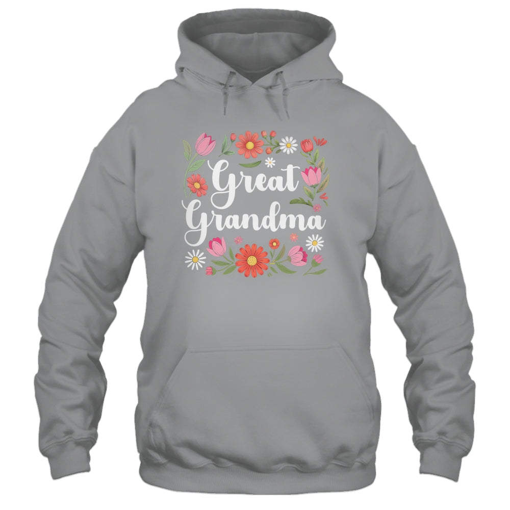 Great Grandma Floral Wildflowers Mother's Day Grandma Women Shirt & Tank Top | siriusteestore