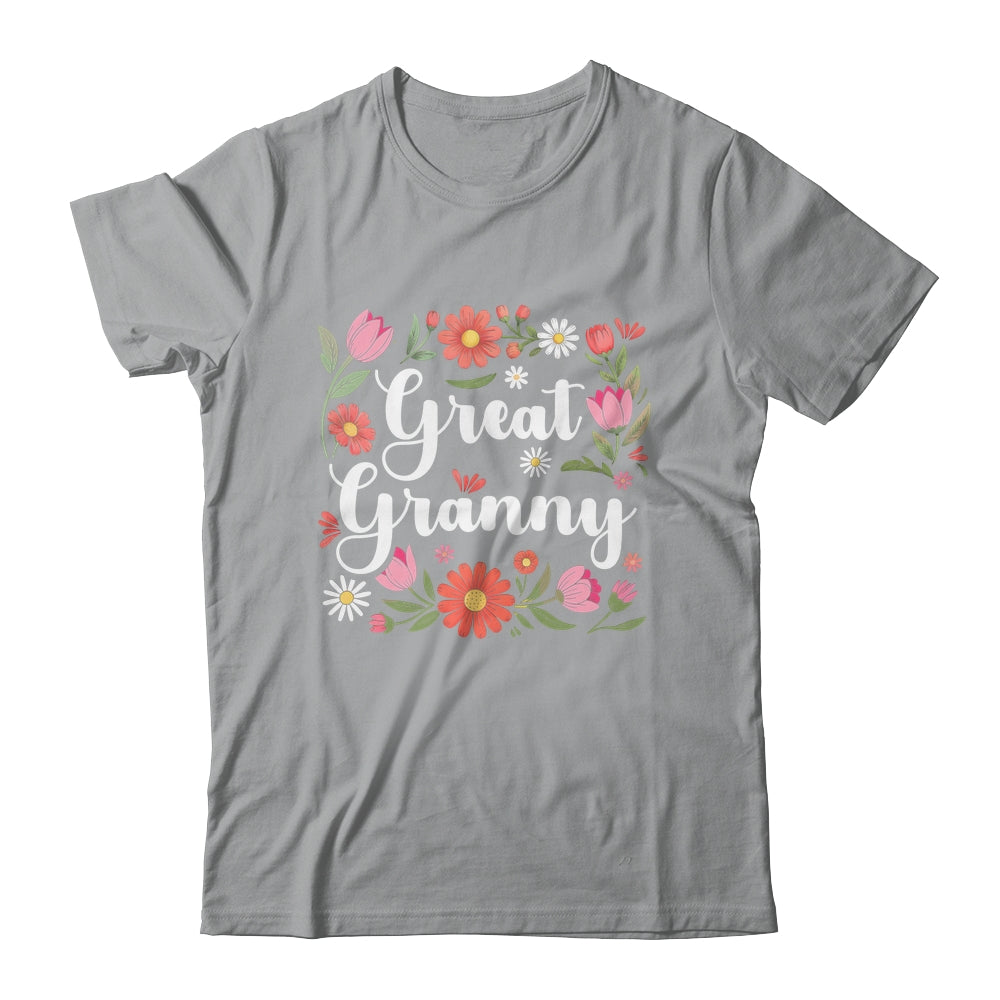 Great Granny Floral Wildflowers Mother's Day Granny Women Shirt & Tank Top | siriusteestore