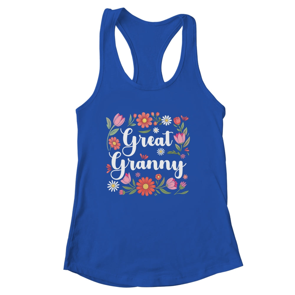 Great Granny Floral Wildflowers Mother's Day Granny Women Shirt & Tank Top | siriusteestore