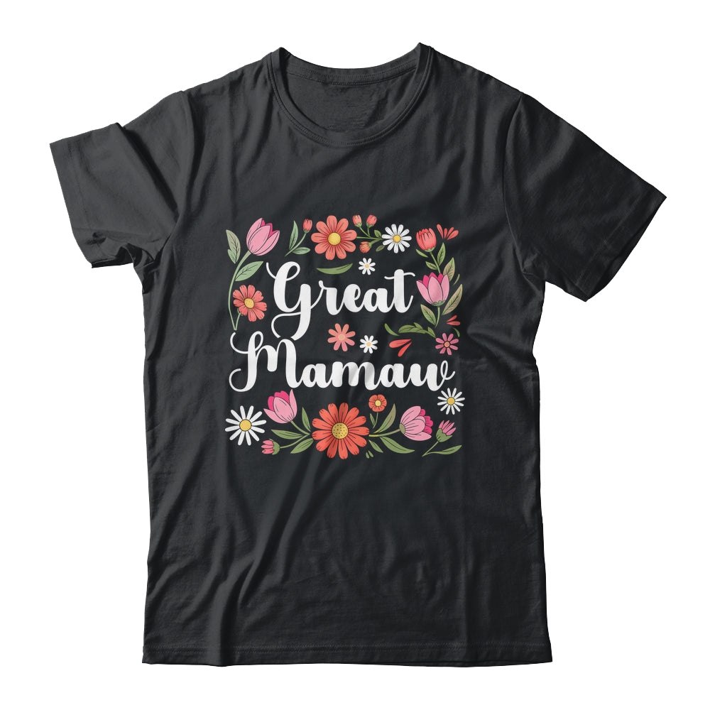 Great Mamaw Floral Wildflowers Mother's Day Mamaw Women Shirt & Tank Top | siriusteestore