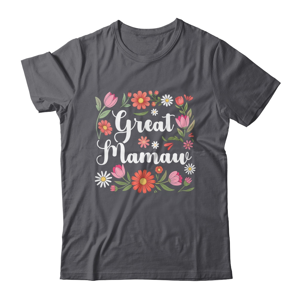 Great Mamaw Floral Wildflowers Mother's Day Mamaw Women Shirt & Tank Top | siriusteestore