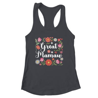 Great Mamaw Floral Wildflowers Mother's Day Mamaw Women Shirt & Tank Top | siriusteestore