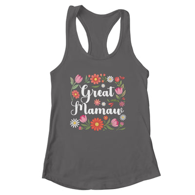 Great Mamaw Floral Wildflowers Mother's Day Mamaw Women Shirt & Tank Top | siriusteestore