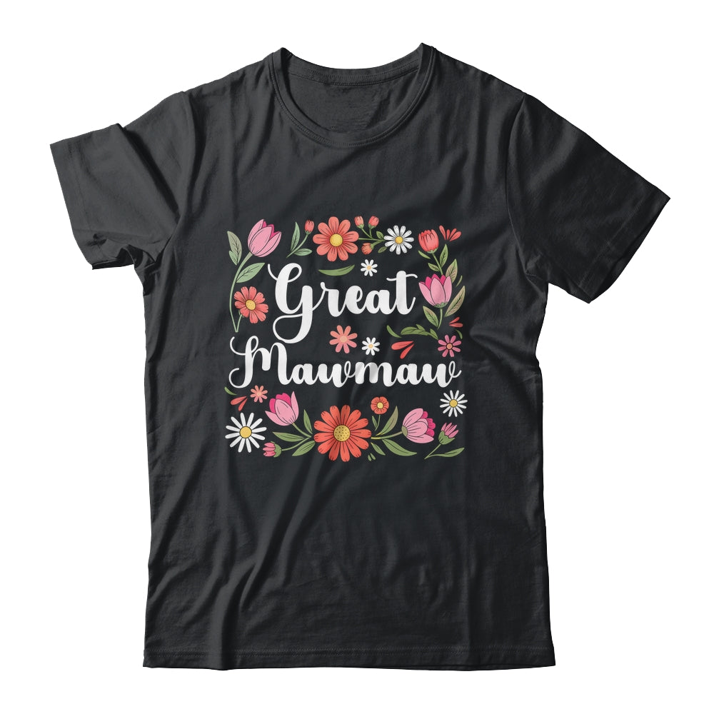 Great Mawmaw Floral Wildflowers Mother's Day Mawmaw Women Shirt & Tank Top | siriusteestore