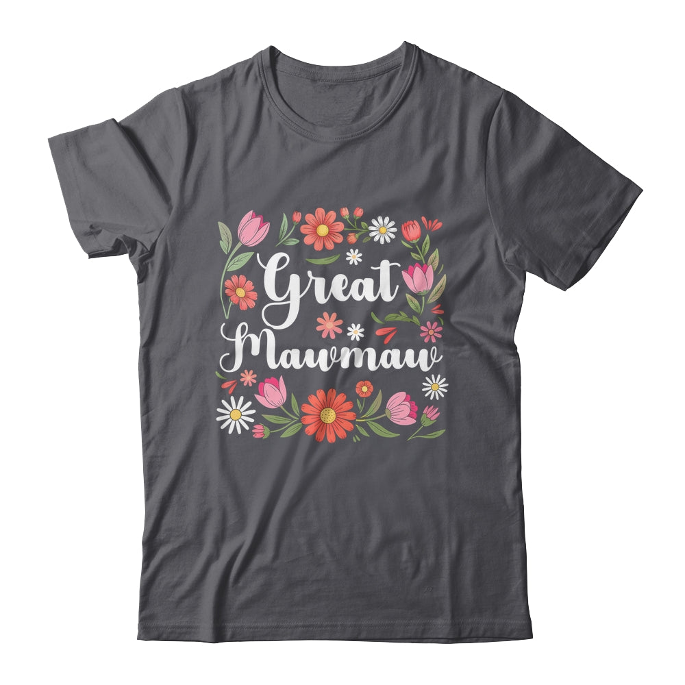 Great Mawmaw Floral Wildflowers Mother's Day Mawmaw Women Shirt & Tank Top | siriusteestore