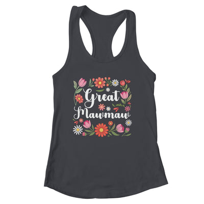 Great Mawmaw Floral Wildflowers Mother's Day Mawmaw Women Shirt & Tank Top | siriusteestore