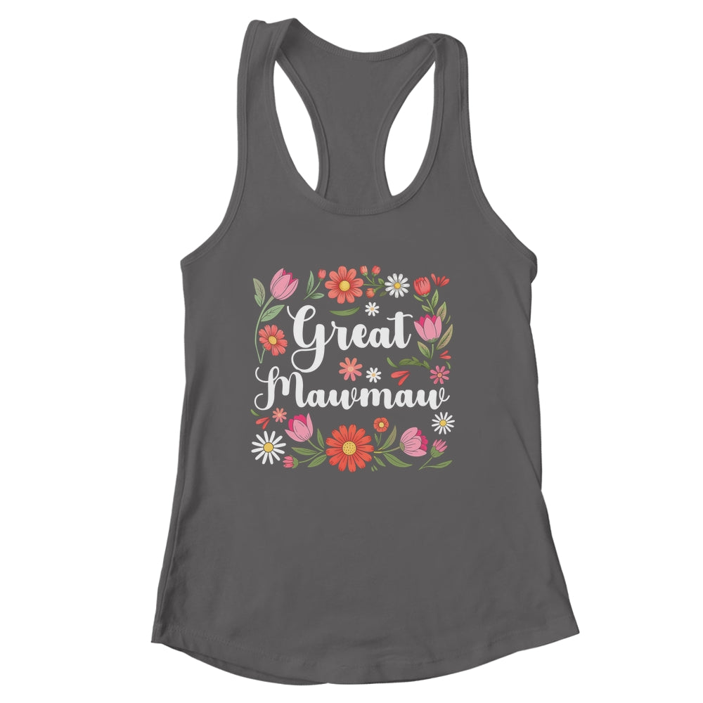 Great Mawmaw Floral Wildflowers Mother's Day Mawmaw Women Shirt & Tank Top | siriusteestore