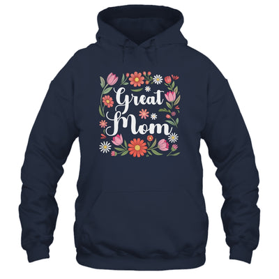 Great Mom Floral Wildflowers Mother's Day Mom Women Shirt & Tank Top | siriusteestore
