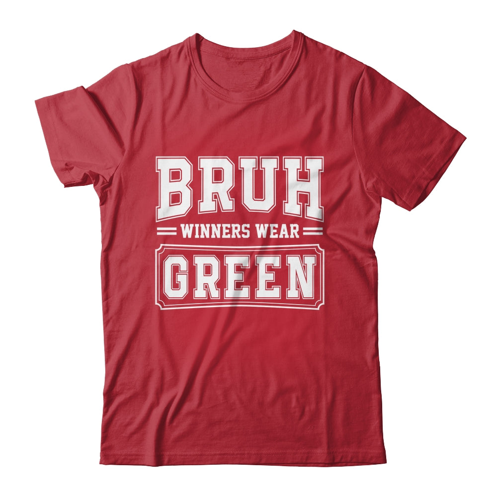 Green Field Day Team Spirit Bruh Winners Wear Green Shirt & Hoodie | siriusteestore
