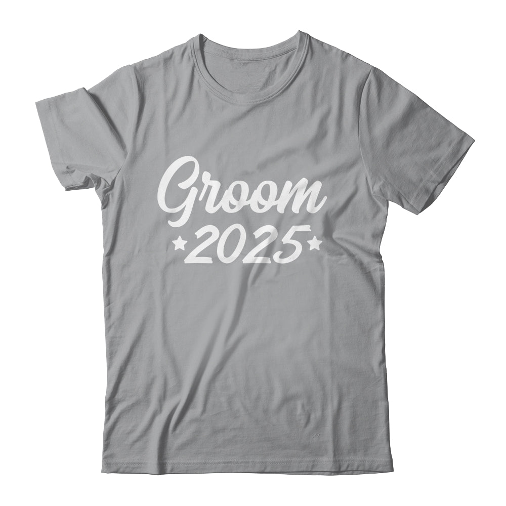 Groom Est 2025 Married Wedding Engagement Getting Ready Shirt & Hoodie | siriusteestore