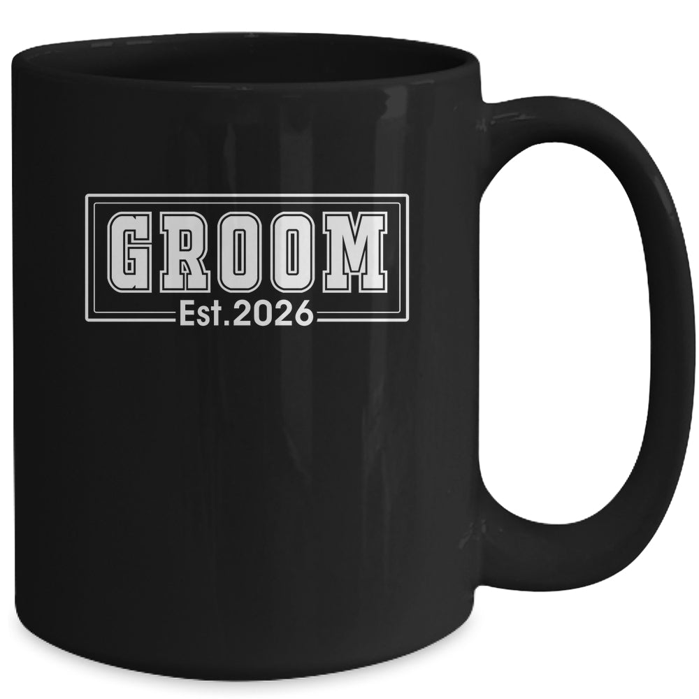 Groom Est 2026 Future Husband Bachelor Party Wedding Groom Mug | siriusteestore