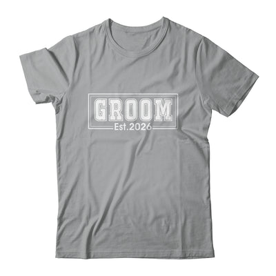 Groom Est 2026 Future Husband Bachelor Party Wedding Groom Shirt & Hoodie | siriusteestore