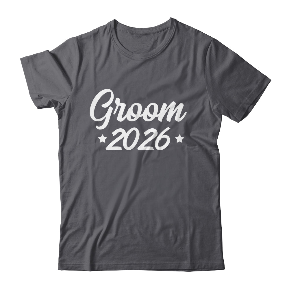 Groom Est 2026 Married Wedding Engagement Getting Ready Shirt & Hoodie | siriusteestore