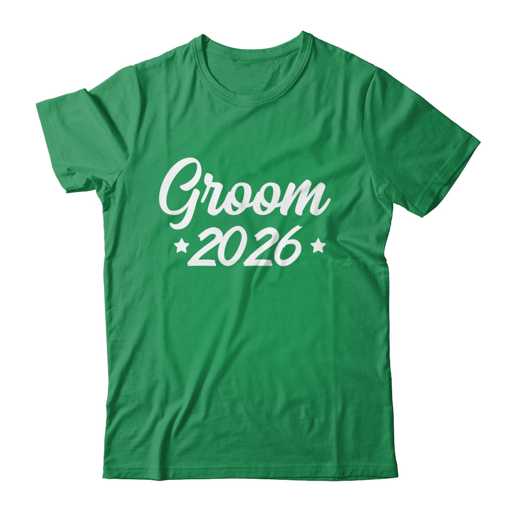 Groom Est 2026 Married Wedding Engagement Getting Ready Shirt & Hoodie | siriusteestore