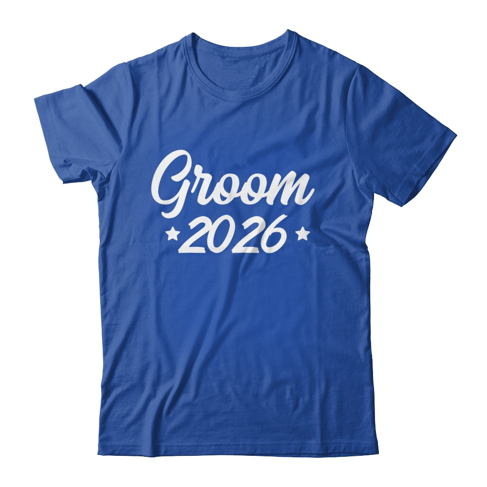 Groom Est 2026 Married Wedding Engagement Getting Ready Shirt & Hoodie | siriusteestore