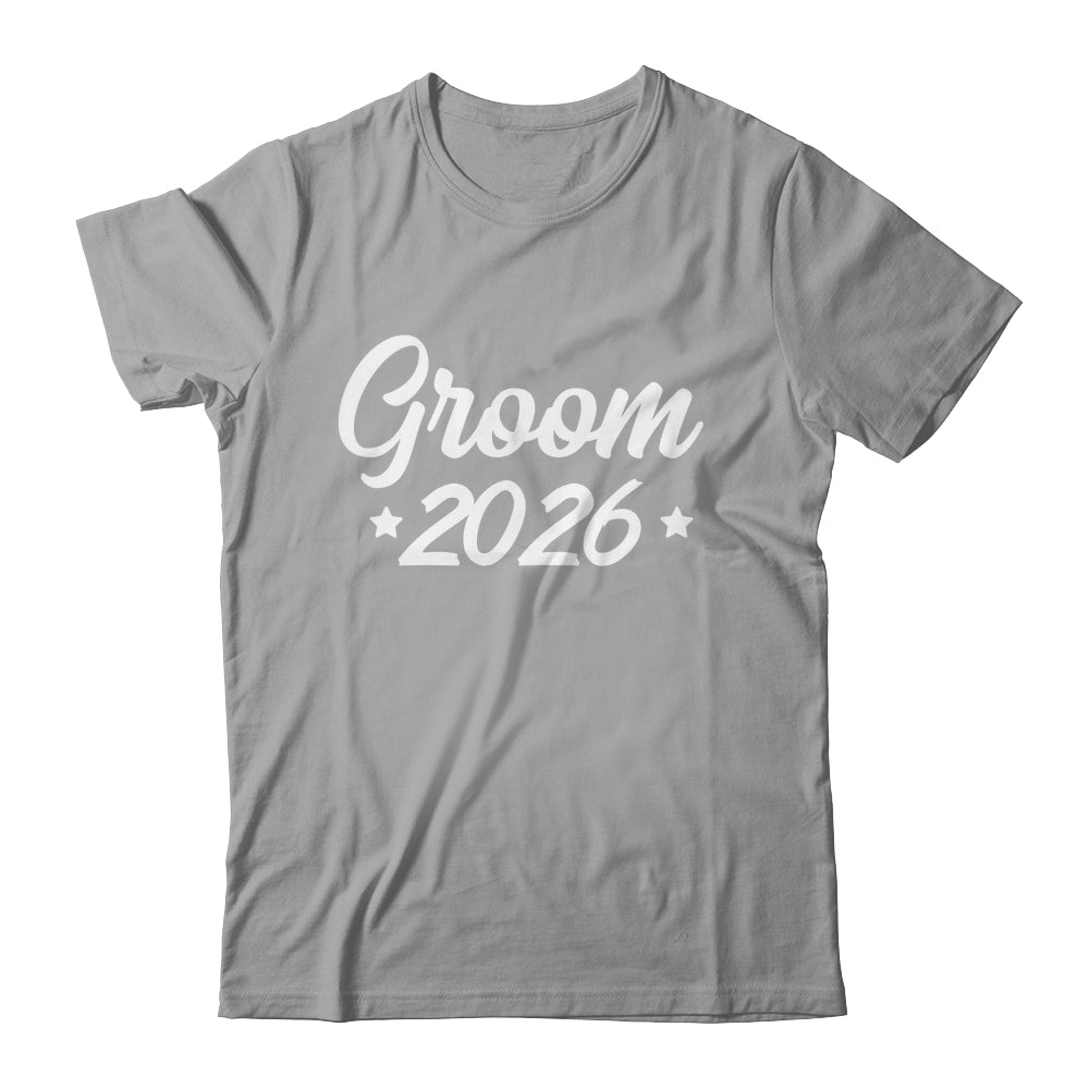 Groom Est 2026 Married Wedding Engagement Getting Ready Shirt & Hoodie | siriusteestore